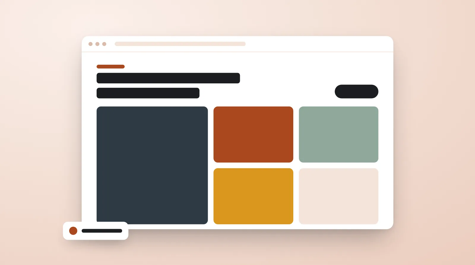 Portfolio & Brand Website Design — illustration